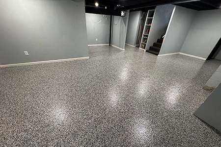 WCFS residential basement floor
