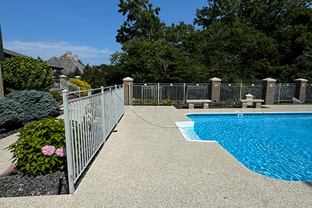WCFS residential pool deck